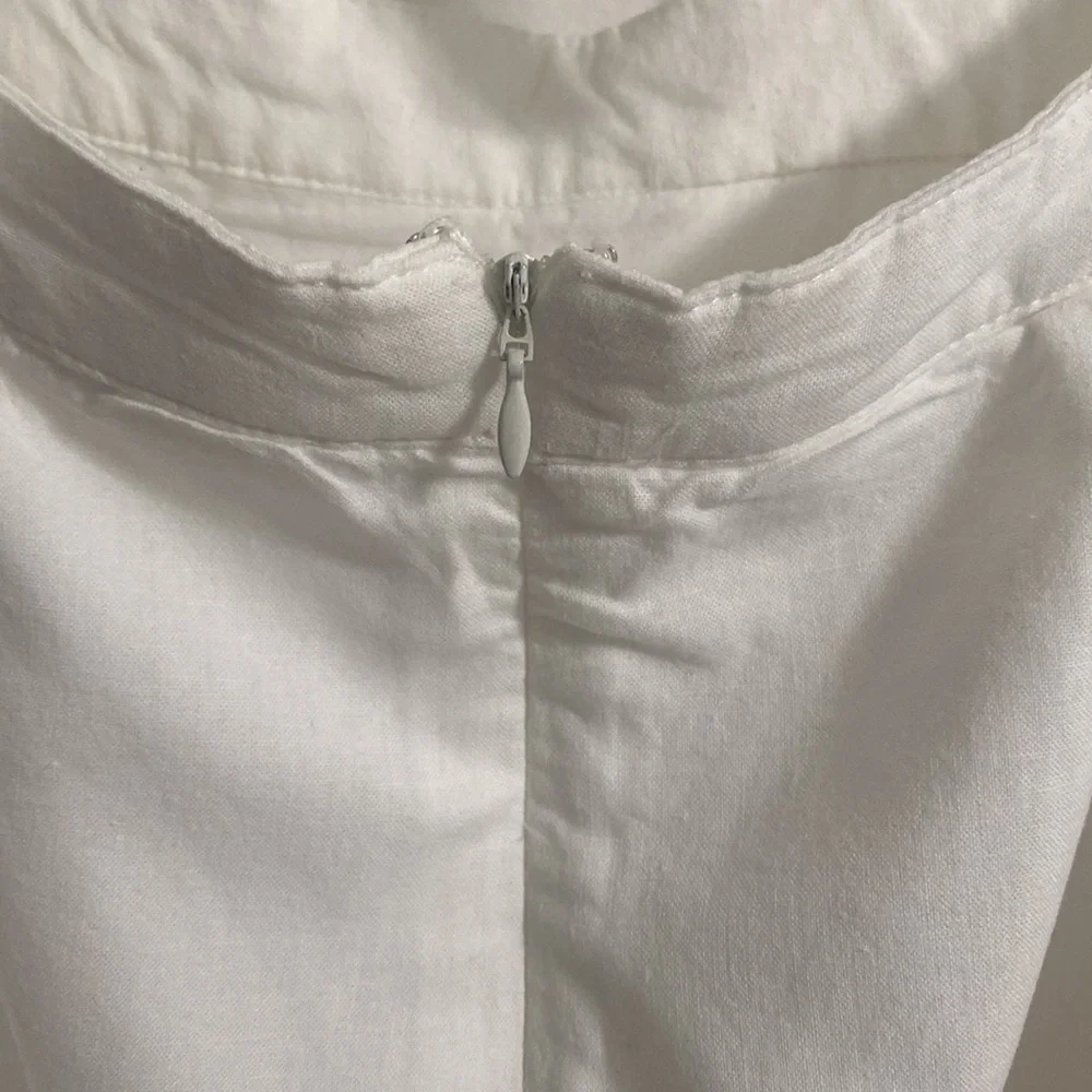 Cotton Candy LA White Adjustable Spaghetti Strap Cut Out Back Mini Dress Size L - Picture 11 of 16